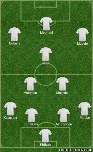 Championship Manager Team 4-3-1-2 football formation