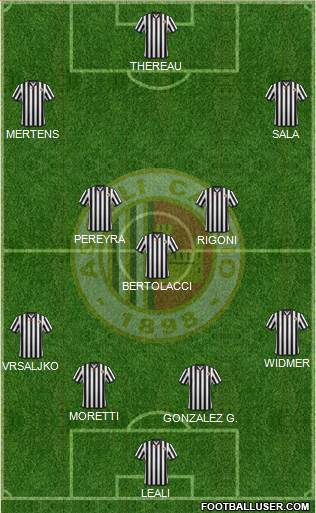 Ascoli football formation