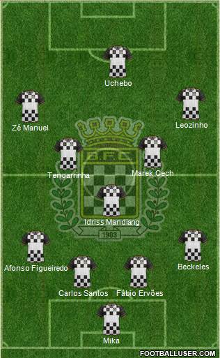 Boavista Futebol Clube - SAD 4-1-4-1 football formation
