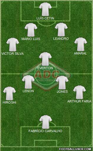 AD Cabofriense 4-5-1 football formation