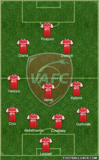 Valenciennes Football Club football formation