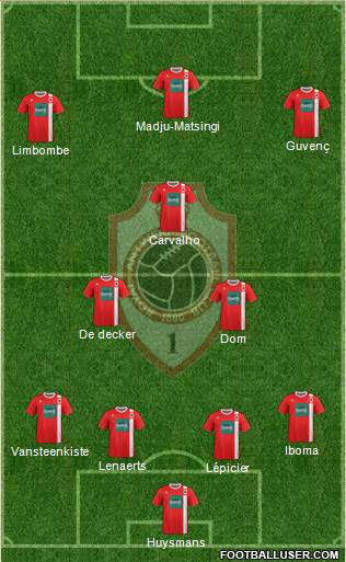 R Antwerp FC 4-3-3 football formation