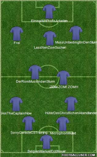 Fifa Team 4-5-1 football formation