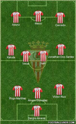 Algeciras C.F. football formation