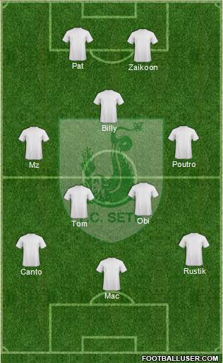 Football Club Sète 34 4-2-3-1 football formation