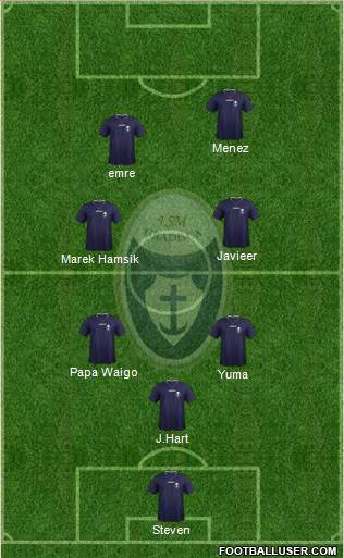 Itala San Marco 5-3-2 football formation