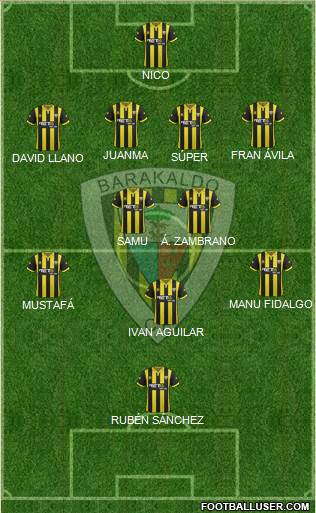 Barakaldo C.F. football formation