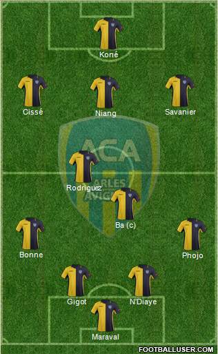 Athlétic Club Arles-Avignon football formation