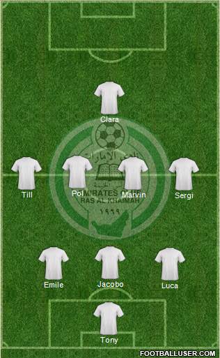 Al-Emirates football formation