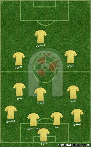 Al-Ansar (KSA) 4-5-1 football formation