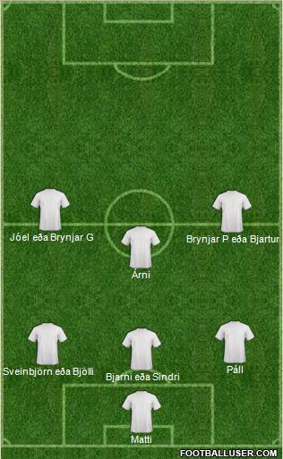 Dream Team 4-4-2 football formation