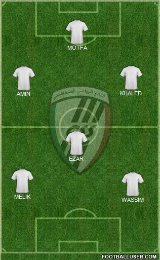 Club Sportif Sfaxien 4-1-3-2 football formation