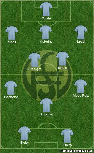 Flandria 3-4-1-2 football formation