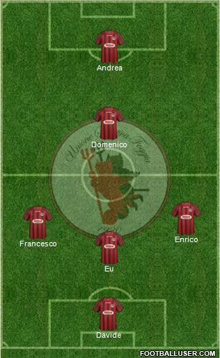 Foggia 5-3-2 football formation