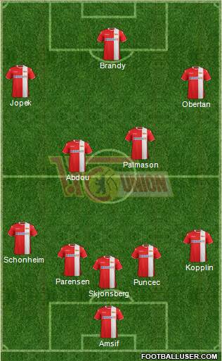 1.FC Union Berlin 5-4-1 football formation