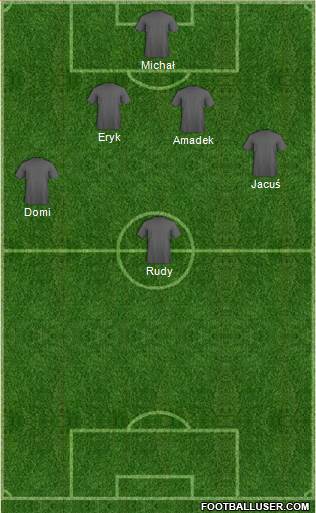 Champions League Team 3-5-2 football formation
