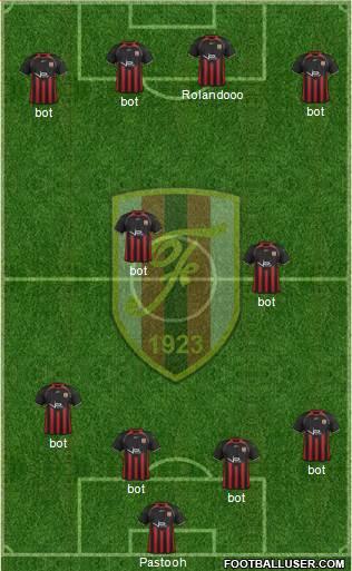 KS Flamurtari Vlorë 5-3-2 football formation