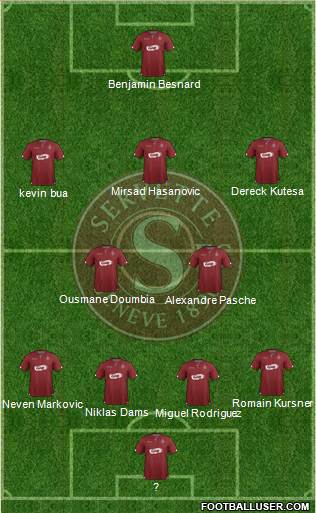 Servette de Genève Football football formation