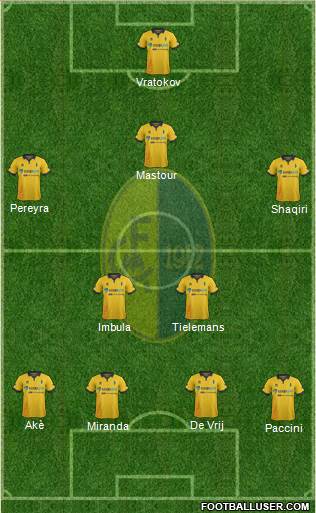 Modena 4-2-3-1 football formation