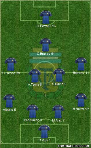 Argentina 4-4-1-1 football formation