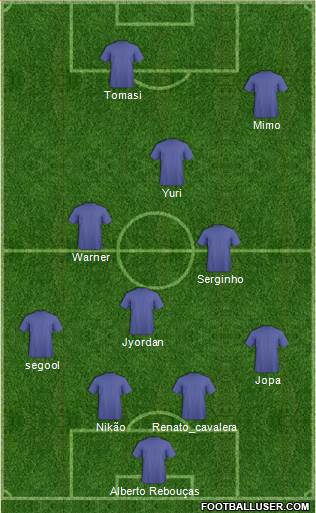 Fifa Team 4-4-2 football formation