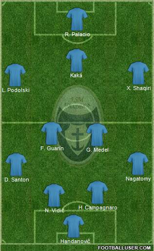 Itala San Marco 4-2-3-1 football formation