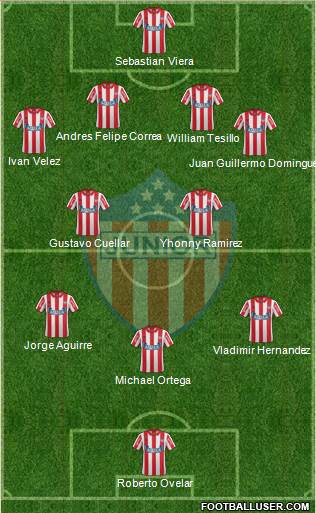 CPD Junior 4-2-3-1 football formation