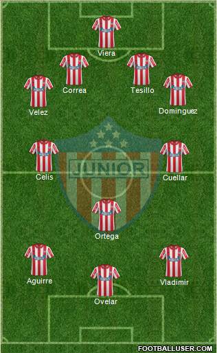 CPD Junior 4-2-3-1 football formation