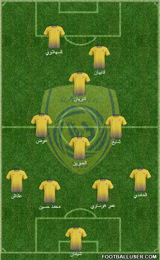 Al-Nassr (KSA) 4-3-1-2 football formation