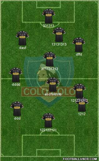 CSD Colo Colo 5-3-2 football formation
