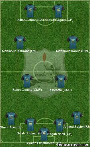 ENPPI Club 4-2-2-2 football formation