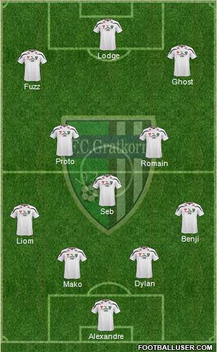 FC Gratkorn 4-3-3 football formation