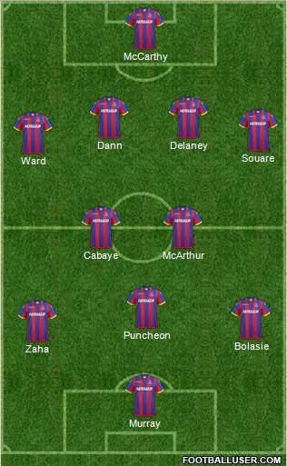 Crystal Palace 4-1-4-1 football formation