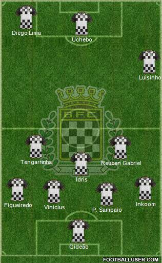 Boavista Futebol Clube - SAD 4-4-2 football formation