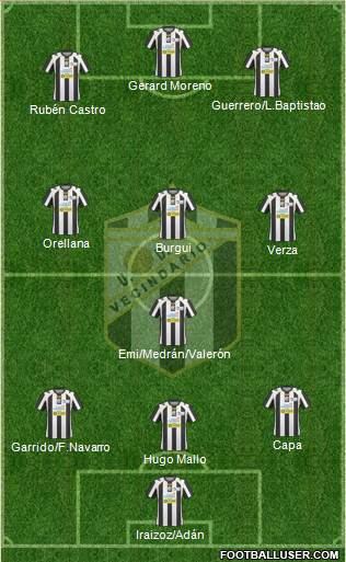 U.D. Vecindario football formation