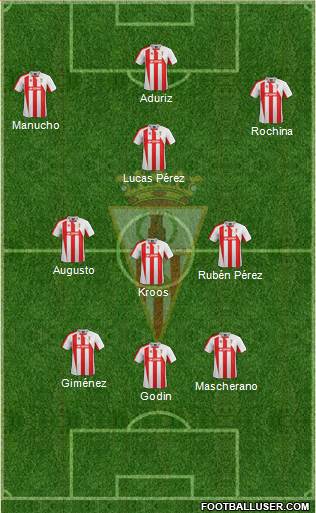 Algeciras C.F. football formation