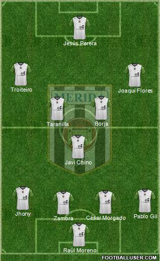 U.D. Mérida football formation