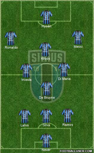 IK Sirius FK football formation