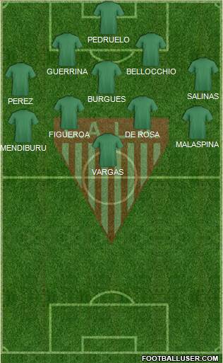 Los Andes football formation