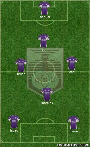 Defensor Sporting Club football formation