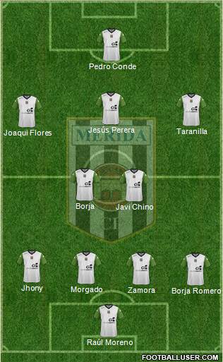 U.D. Mérida football formation