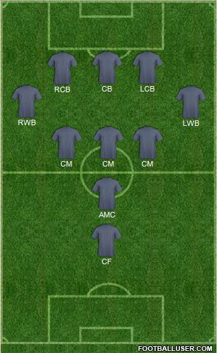 Fifa Team 3-5-1-1 football formation