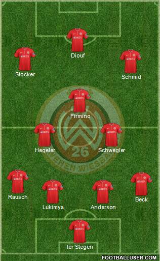 SV Wehen Wiesbaden 4-3-3 football formation