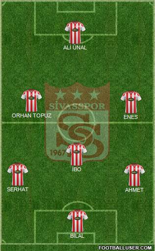 Sivasspor football formation