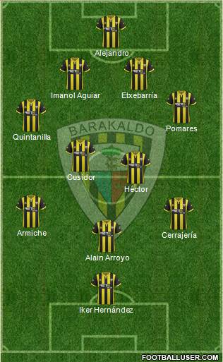 Barakaldo C.F. football formation