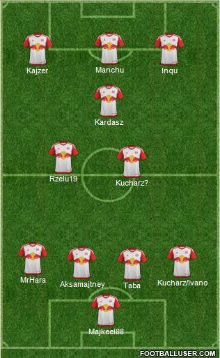 New York Red Bulls football formation