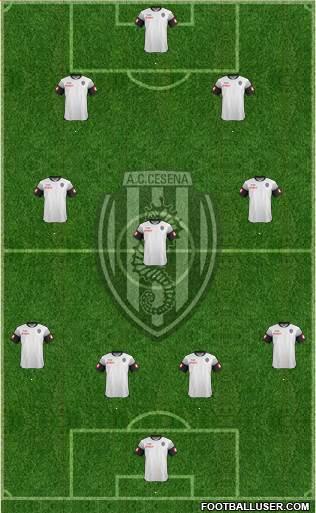 Cesena 4-2-3-1 football formation