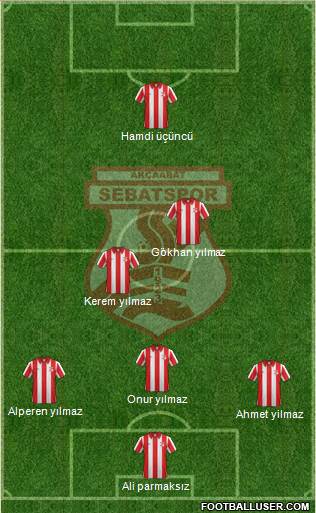 Akçaabat Sebatspor football formation