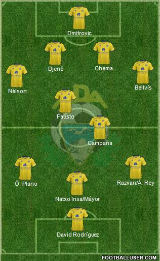 A.D. Alcorcón 4-5-1 football formation