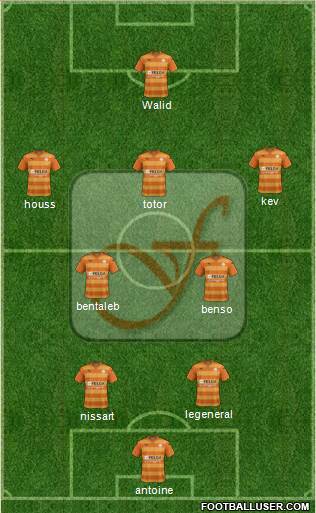 Federal Land Development Authority United football formation